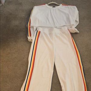 2 pieces white outfit